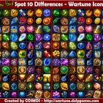 Spot 10 Differences - Random Wartune Icons 1