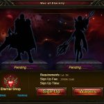 War of Eternity - main window