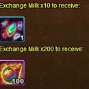 100 Henna and 1 Clothing Shard Exchange