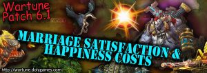 [Wartune Patch 6.1] Marriage Satisfaction and Happiness Costs