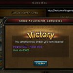 Game Box Cloud Adventures Patch 6.1 rolls x6 example