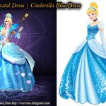 Wartune Crystal Dress vs Cinderella Blue Dress