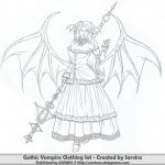 Gothic Vampire Clothing Set by Sarvira 1200px