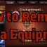How to Delete Legendary Equipment