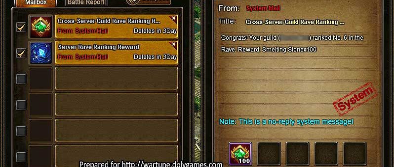 Rave Cross Server Rewards 2