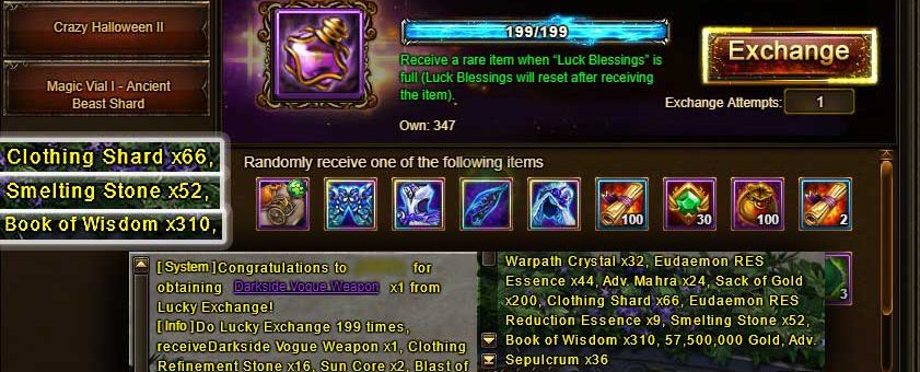Wartune OCT 2017 Halloween Exchange 1