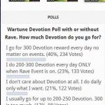 Poll Results - How much Devotion do you go for in Wartune?