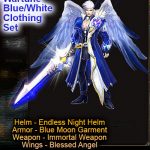 Wartune Blue White Clothing Set (Javon)